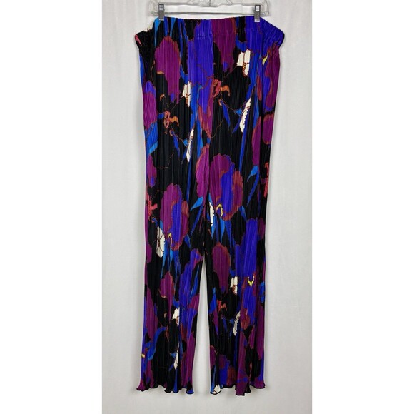 City Chic Women’s Plus Size L (20) Kira Print Pant In Wild Flower - Picture 3 of 12